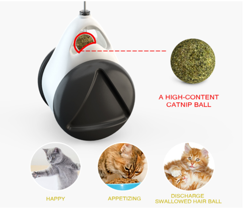 Tumbler Balance Wackelball Katzen-Spielzeug – Interaktives Katzenspielzeug