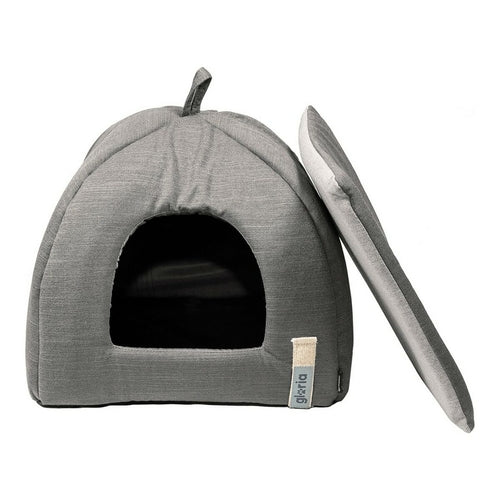 Hundebett Gloria GREEN DREAMS Grau – 40 × 40 cm