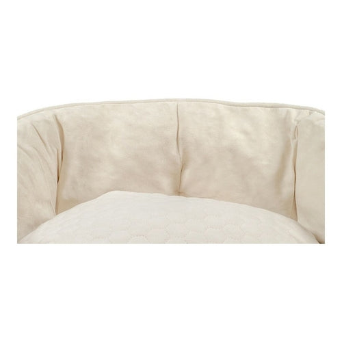 Hundebett Gloria SWEET Beige 50x40 cm | Waschbares Kuschelbett für kleine Hunde
