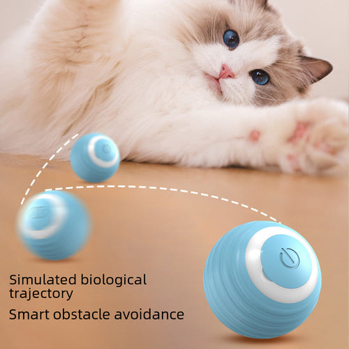 Automatischer rollender Katzenball – Intelligentes selbstspielendes Katzenspielzeug