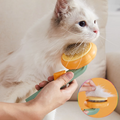 Selbstreinigende Fellpflegebürste für Hunde und Katzen – Haarentferner & Pflegekamm