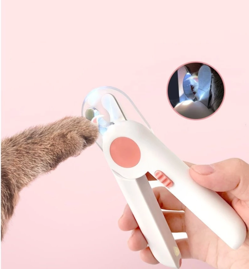 LED Krallenschere für Haustiere – Krallenschneider für Hunde und Katzen