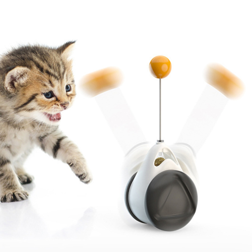 Tumbler Balance Wackelball Katzen-Spielzeug – Interaktives Katzenspielzeug